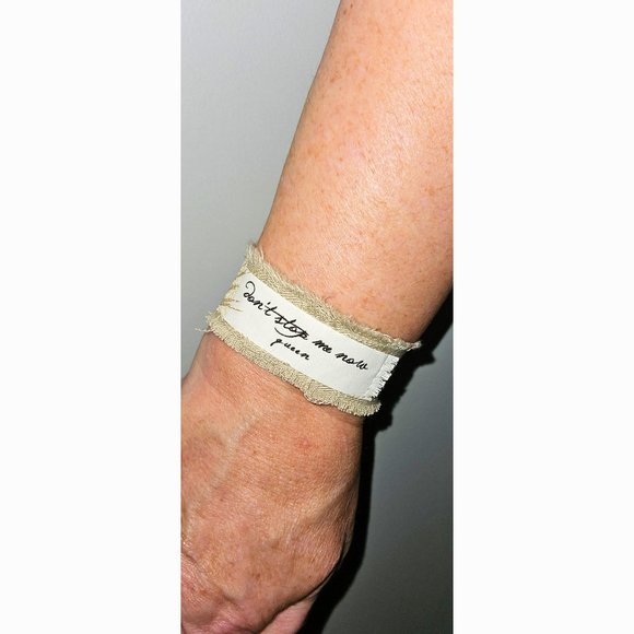 SOLD Queen Music Cuff Bracelet Don't Stop Me Now Meaningful Jewelry Gift - Picture 3 of 7